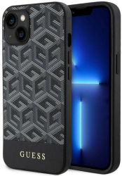 Husa profesionala pentru iPhone 14 Black Hard Case Gcube Stripes Magsafe. 