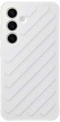 Husa tip scut pentru Samsung Galaxy S24+ in gri deschis.