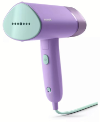 Aparat de calcat vertical cu aburi Philips STH3010/30 Seria 3000 1000W pana la 20 g/min 100 ml husa inclusa Violet