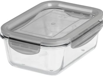 Vas termorezistent multifunctional cu capac din plastic Orthex 0.75L 18x13.5x7 cm 