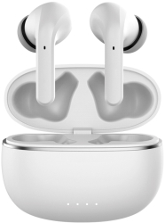 Casti audio wireless Forever TWE-210 culoare alba cu husa de incarcare