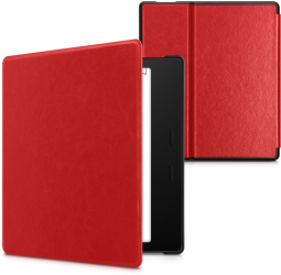 Husa kwmobile pentru Amazon Kindle Oasis 10 Piele ecologica Rosu 49417.36 