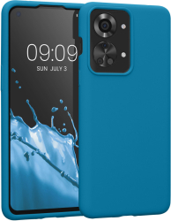 Husa Kwmobile pentru OnePlus Nord 2T Silicon Albastru 58764.224 