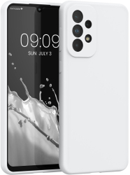 Husa Kwmobile pentru Samsung Galaxy A33 5G Silicon Alb 57833.48 
