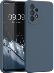 Husa Kwmobile pentru Samsung Galaxy A33 5G Silicon Albastru 57833.202 