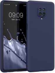 Husa Kwmobile pentru Xiaomi Redmi Note 9S/Redmi Note 9 Pro/Redmi Note 9 Pro Max Silicon Albastru 56562.186 