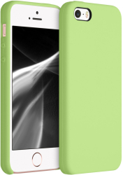Husa pentru Apple iPhone 5 / iPhone 5s / iPhone SE Silicon Verde 42766.214 