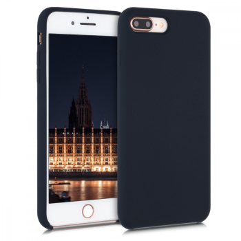 Husa pentru Apple iPhone 8 Plus / iPhone 7 Plus Silicon Albastru 40842.186 