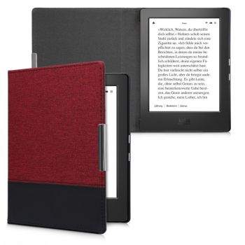 Husa pentru Kobo Aura H2O Edition 1 Textil Rosu 39970.20 