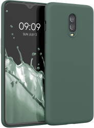 Husa pentru OnePlus 6T Silicon Verde 55347.166 kwmobile 