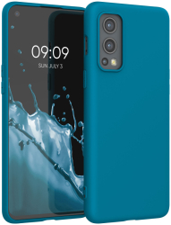 Husa pentru OnePlus Nord 2 5G Silicon Albastru 56036.224 kwmobile 