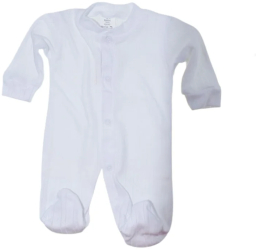 Salopeta cu maneca lunga pentru copii Mini Junior SCBMJ-04 Alb 