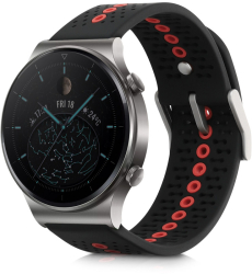 Curea pentru Huawei Watch GT 2 Pro/Watch GT 2 46mm Kwmobile Negru Silicon 58462.01 
