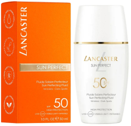 Fluid facial cu factor de protectie solara Lancaster Sun Perfect SPF50 30 ml 
