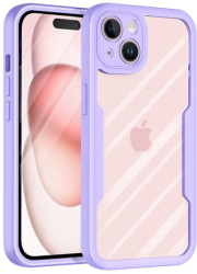 Husa pentru Apple iPhone 15 Plus cu Folie de Protectie Marmalis ColorVerse 360 Purple 