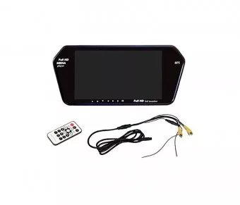 Monitor tip oglinda camera marsarier cu functie VIDEO MP5 BT USB 12V 