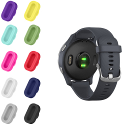 Set 10 Dopuri de praf pentru Garmin Venu/Forerunner/Vivomove Kwmobile Multicolor Silicon 58454.32 