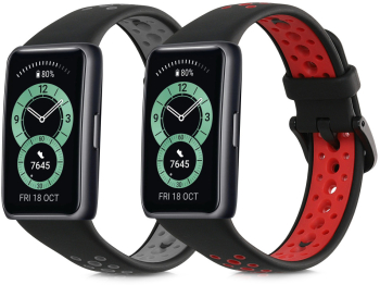 Set 2 Curele pentru Huawei Band 6 Kwmobile Multicolor Silicon 59297.01