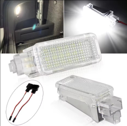 Set Lampi LED Iluminat Portbagaj Torpedo Lumina Picioare Usi dedicate Audi Volkswagen Skoda Porsche 