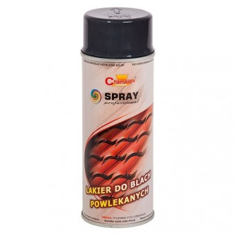 Spray vopsea pentru tabla acoperis RAL 8019 
