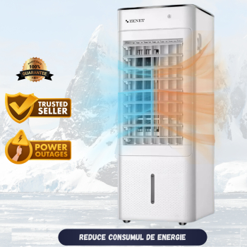 Aparat de climatizare mobil Zenet 480 aparat climatizare portabil aer conditionat cu purificare si umidificare 