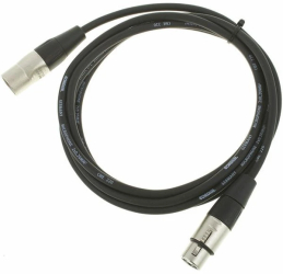 Cablu microfon XLR 2.5m Cordial CFM 2.5 FM 