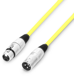 Cablu XLR 0.5m Adam Hall Cables 3 STAR MMF 0050 YEL
