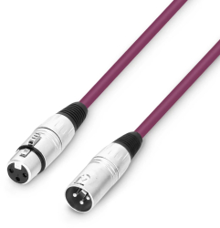 Cablu XLR colorat 0.5m Adam Hall Cables 3 STAR MMF 0050 PUR 