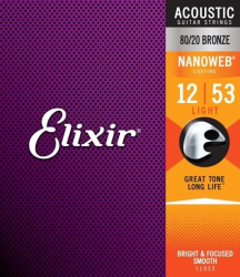 Corzi Chitara Acustica Elixir Nanoweb Light Acoustic 
