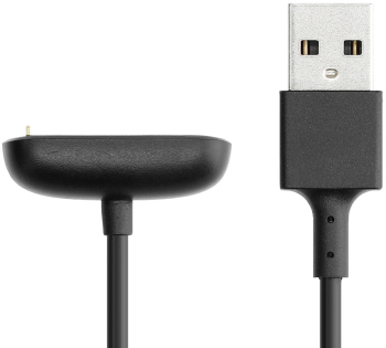 Docking stand pentru Fitbit Charge 5 / luxe kwmobile Silicon Negru 57122.01 