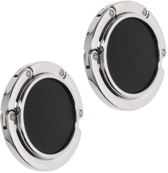 Set 2 Carlige de masa pentru genti Kwmobile Negru/Argintiu Zinc 57307.01 