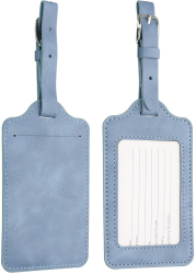 Set 2 Etichete pentru bagaje Kwmobile Albastru Piele ecologica 53126.07 