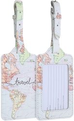 Set 2 Etichete pentru bagaje Kwmobile Multicolor Piele ecologica 53127.04 