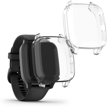 Set 2 Huse pentru Garmin Venu Sq/Venu Sq Music Kwmobile Transparent Silicon 57775.02 