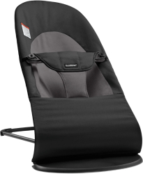 BabyBjorn - Balansoarul Balance Soft Black/Dark Gray Tesatura 