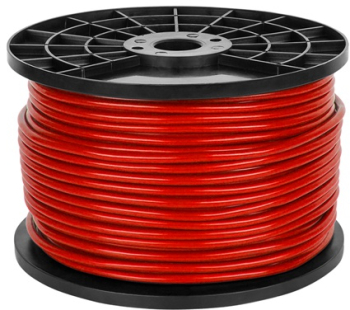 CABLU MICROFON STEREO ROSU 6MM 