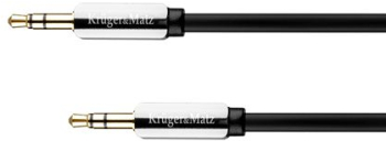 CABLU STEREO 3.5 TATA - TATA 1.5M BLISTER KRUGER&MATZ 