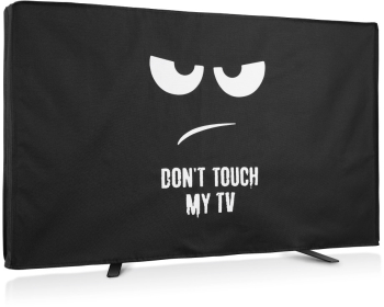 Husa de exterior pentru televizor 43 inch Kwmobile Negru/Alb Poliester 58871.01 