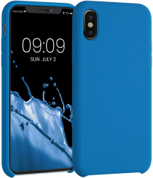 Husa pentru Apple iPhone X / iPhone XS Silicon Albastru 42495.228 kwmobile 