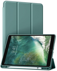 Husa pentru iPad Air 10.5 2019 / iPad Pro 10.5 2017 Marmalis Flex Trifold Verde Inchis 