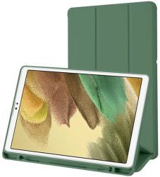 Husa pentru Samsung Galaxy Tab A7 Lite Marmalis Flex Trifold Verde Inchis 
