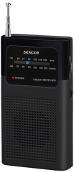 MINI RADIO PORTABIL NEGRU SENCOR 