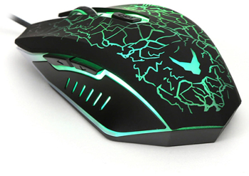 MOUSE GAMING 2400 DPI LED VARR 