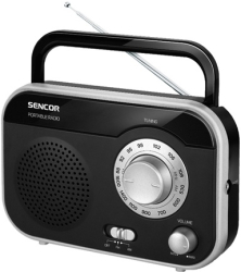 RADIO PORTABIL NEGRU SENCOR 