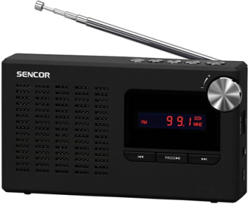 RADIO PORTABIL PLL FM SLOT MICRO SD SENCOR 