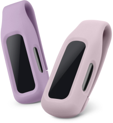 Set 2 Huse pentru Fitbit Inspire 2/Ace 3 Kwmobile Mov/Roz Silicon 54017.06 