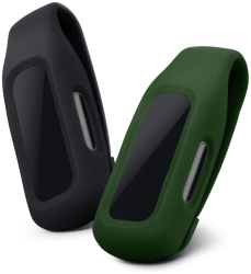 Set 2 Huse pentru Fitbit Inspire 2/Ace 3 Kwmobile Negru/Verde Silicon 54017.05 