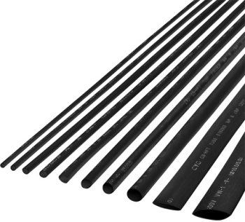 TUB TERMOCONTRACTABIL 3.5MM/1M NEGRU SET 10 B