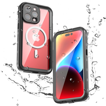Husa pentru Apple iPhone 15 Pro Max - ShellBox Waterproof IP68 Case - Black 