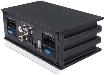 Amplificator DSP auto cu intrare fibra optica Plug and Play pentru unitatile cu sistem android 12V 
